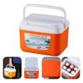 thumbnail image 6 of Riousery 5L Portable Cooler Box Hard Sided Ice Chest Insulated Cooler Case for Travel Car Camping Fishing 5.2 Quart / 5 Liter Capacity Orange, 6 of 9