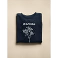 thumbnail image 3 of Deams Come True Peonies Sweatshirt Women -Image by Shutterstock, Female x-Large, 3 of 4
