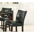 thumbnail image 4 of Dtwnek 2 Pack Black Faux Leather Side Chair Dining Chair for Living Room, Dining Room, 4 of 8