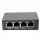 thumbnail image 4 of 4 Puertos Gigabit Completo PoE Extensor/Repetidor 100/1000M Extensor de Conmutador de Red para Poe Switch NVR Cámara IP AP, 4 of 5