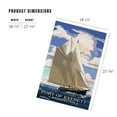 thumbnail image 2 of Lantern Press 1000 Piece Jigsaw Puzzle, Port of Everett, Washington, Bluenose II, 2 of 5