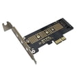thumbnail image 4 of NVMe PCIe M.2 NGFF SSD to PCIe X1 Adapter Card PCIe X1 to M.2 Card Support 2230 2242 2260 2280 Size NVMe M.2 SSD, 4 of 6