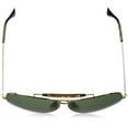 thumbnail image 3 of Ray-Ban Men's Havana RB3138-181-62 Gold Aviator Sunglasses, 3 of 4