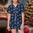 thumbnail image 2 of WEAIXIMIUNG Tenue d'Intérieur d'Été pour Enfants Garçons Filles T-Shirt à Manches Courtes Imprimé Short Pyjama Ensembles Vêtements pour Enfants 2-3 Ans, 2 of 4