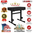 thumbnail image 3 of 5CORE Keyboard Bench Piano Stool Thick Padded Seat Height Adjustable Keyboard Chair, 3 of 12