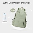 thumbnail image 4 of School Backpack Womens, Causal Travel School Bags 14 Inch Laptop Backpack for Lightweight Rucksack Water Resistant Bookbag College Men Work Daypack Green, 4 of 7