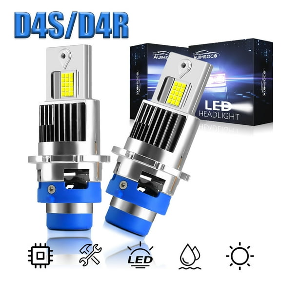 Fit For Toyota Sienna 2010-2019,D4S D4R Bulbs, 20000 Lumens 45W 6000K White 500% Brightness, Xenon HID Replacement Bulbs,Pack of 2