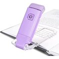 thumbnail image 3 of SHAR A Black Reading Clip Reading Light USB Rechargeable Bedside Clip Art Light Warm White Light Adjustable Portable Bookmark Light, 3 of 4