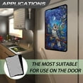 thumbnail image 6 of Yuyamidu Owl RV Door Window Shade 17 x 26 Blue Camper RV Window Shade Travel Trailer Motorhome Sun Shade Accessories Collapsible RV Skylight Cover with Hook and Loop, 6 of 7