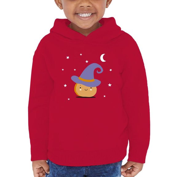 Cute Pumpkin W Witch Hat Hoodie Toddler -Image by Shutterstock,  5 Toddler