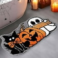 thumbnail image 6 of YingYouFu Halloween Floor Mat, Soft Halloween Rug for Living Room Bedroom, Absorbent Bathroom Mat and Door Mat, Holiday Themed Home Decor , B, 6 of 8
