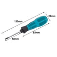 thumbnail image 2 of 1Pc T6-For T10 Torx Screwdriver Magnetic Anti-Slip Handle Hand Repaire Tools 5.3Inch T10 Smile Home, 2 of 7