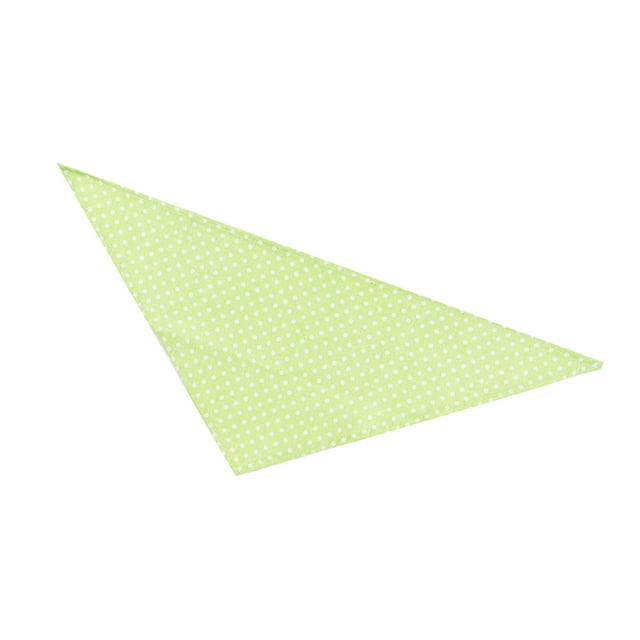 Greeniant Bufanda de babas para mascotas, accesorios de decoración de toallas triangulares decorativas coloridas lavables con puntos para cuello de Ropa para mascotas verde fluorescente Greeniant PT003843-06