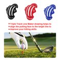 thumbnail image 4 of Sonducket 8 Uds., marcadores de línea de Golf, marcadores de plástico para Golf, 3 ranuras, alineación de bolas, revestimientos de dibujo con Golf, 4 of 6