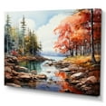 thumbnail image 2 of Designart "National Park Forest Acadia wall art I" Landscapes Canvas Wall Art, 2 of 5
