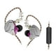 thumbnail image 1 of KZ ZSN Pro HIFI Bass Earbuds In Ear Monitor Audífonos (Púrpura con micrófono), 1 of 2