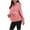 Pink, variant on Pet Carrier Hoodies for Women Large Pouch Long Sleeve Sweatshirts Fuffy Fleece Dog Holder Cat Carrier Pullover Tops
