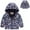 Navy, variant on Winter Coat for Boys Girls Toddler Boys Girls Casual Jackets Printing Cartoon Hooded Outerwear Zipper Long Sleeve Windproof Fall Shacket Coat 4-5 Years