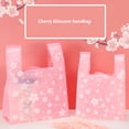thumbnail image 3 of Matsuzay 50 Uds. De bolsas de plástico transparente con diseño de Sakura, bolsa de transporte colorida, bolsillo de almacenamiento seguro portátil Decoración del hogar 1 pequeño 20*36 12cm Matsuzay HA075275-01, 3 of 6