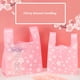 thumbnail image 3 of Injueey 50 Uds. De bolsas de plástico transparente con diseño de Sakura, bolsa de transporte colorida, bolsillo de almacenamiento seguro portátil Decoración del hogar 1 pequeño 20*36 12cm Injueey HA075275-01, 3 of 6