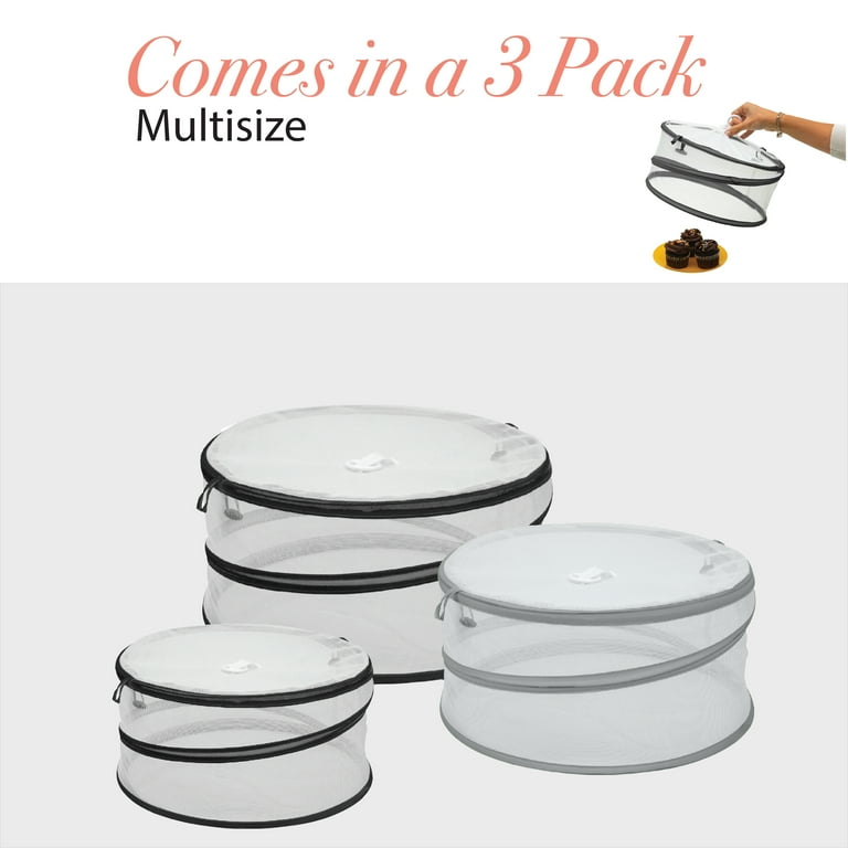 Kitchen Details 3-Pack Pop-Up Food Cover