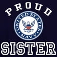 thumbnail image 3 of CafePress - Proud US Navy Sister - Pullover Hoodie, Classic & Comfortable Hooded Sweatshirt, 3 of 4