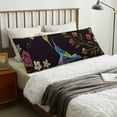 thumbnail image 6 of Naloa Humming Bird Super Soft 20x60 Body Pillow Case,Long Side Hidden Zipper（PILLOWS ARE NOT INCLUDED）, 6 of 6