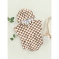thumbnail image 3 of Qmyliery Baby boy Romper  Short Sleeve Hooded Bottom Snap Closure Cute Breathable Jumpsuit, 3 of 8