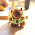 thumbnail image 1 of ZAKOL-Llavero con colgante de capibara de dibujos animados, muñeco de peluche, bolsa, adornos colgantes, muñeca Kapila encantadora con ropa, llavero de Animal, 1 of 4