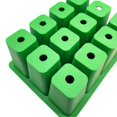 thumbnail image 2 of Maceta de silicona para plántulas, fácil de limpiar, placa con orificios para jardinería, maceta reutilizable de 12 orificios para plántulas de plantas, 2 of 5