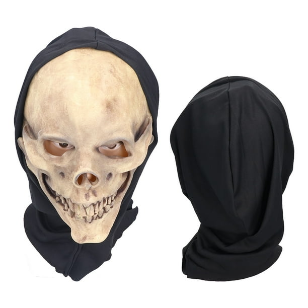 1pc Death Warrior Skull Latex Mask Full Head Devil Skull Halloween