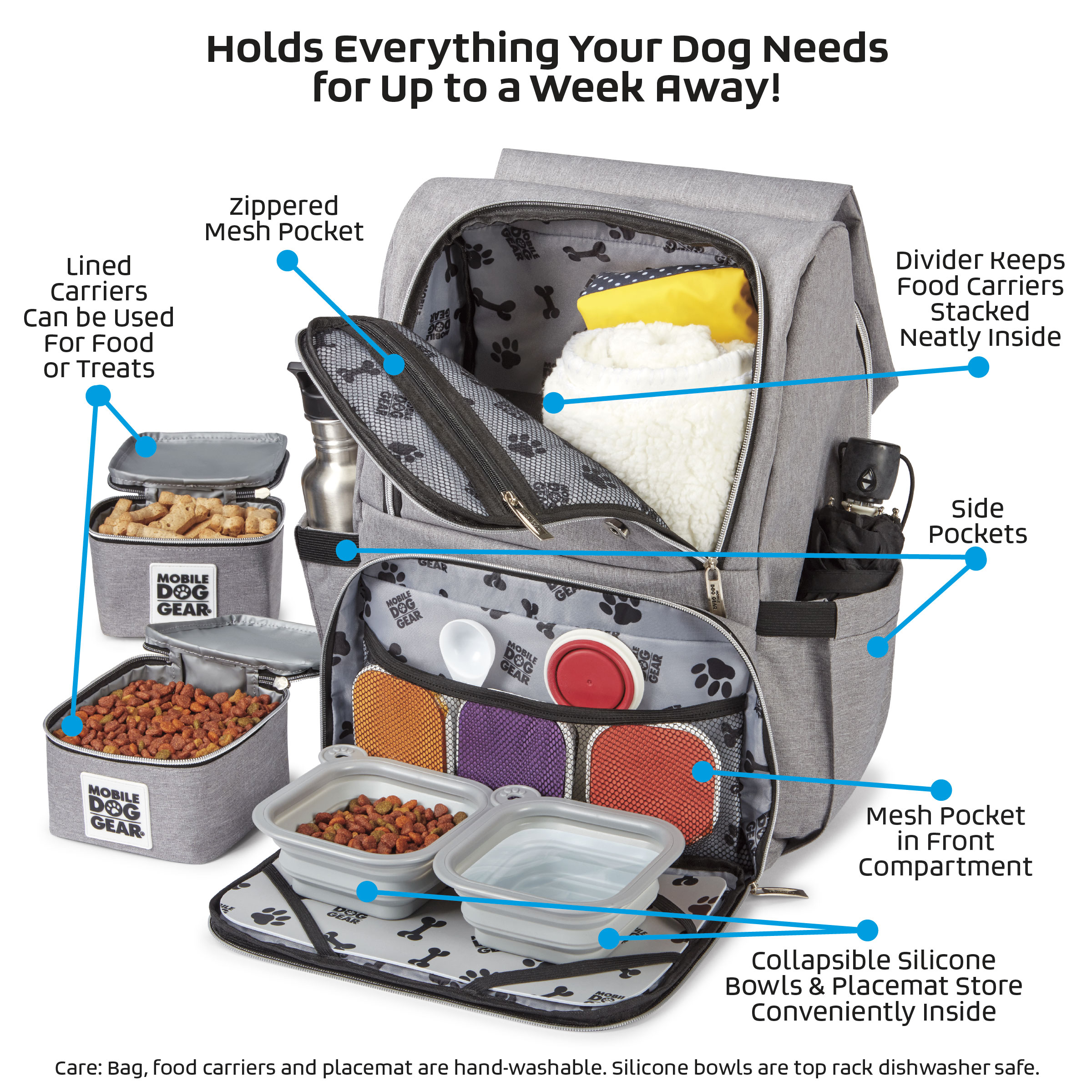 Mobile Dog Gear Ultimate Week Away Backpack
