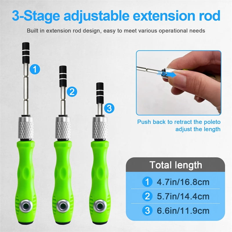 Mini Precision Screwdriver Set 32 in 1, Magnetic Small Repair Tool Kit for Watch, Laptop and Electronics