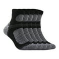thumbnail image 1 of Minnieouse 3 pares de calcetines de algodón de tubo medio teñido calcetería cómodo calentador de pies antideslizante accesorio portátil primavera Medias Hombres negros Minnieouse AP013197-07, 1 of 6