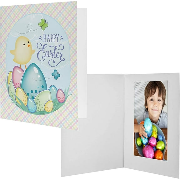 Neil Enterprises Inc. Happy Easter 4x6 Photo Mounts - Pack of 100