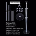 thumbnail image 4 of Mistaha Balloon Holder Stand Balloon Stand Kit Table Desktop Balloon Holder with 7 Balloon Sticks, 4 of 8