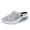 Grey, variant on Mules Clogs for Women Summer Air Cushion Platform Mesh Mules Sneaker Sandals for Female Lightweight Beach Shoes Outdoor Slippers Walking Shoes