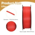 thumbnail image 2 of PETG 3D Printer Filament, 1.75mm 1KG High Precision Moistureproof Toughness Glossy Filament Red, 2 of 6