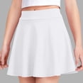 thumbnail image 3 of KPOPLK Girls Tennis Skirts with Pockets Athletic Skorts Inner Shorts High Waisted Sports Golf Running Skirt(5-6 Years,White), 3 of 7