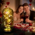thumbnail image 6 of RYLZX Christmas Rose Gifts for Women,Birthday Gifts for Women Mom Christmas,Flowers for Delivery Prime,Colorful Light Up Rose in A Glass Dome,Anniversary Rose Gift for Her Grandma Valentines Day, 6 of 9