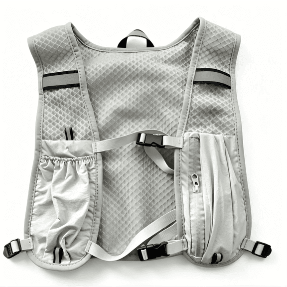 Ultra Light Hydration Backpack Vest with 1.5L Water Bladder, Breathable Running Rucksack, Adjustable Hydration Pack for Marathon, Trail Running and Cycling