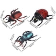 thumbnail image 2 of Realistic Large Rhinoceros Beetle Figurine Toy - Educational Insect Model for Kids' Science Projects & Nature Exploration, PVC Bug Toy (5.11" L), 2 of 7