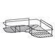 thumbnail image 2 of Estante triangular de hierro negro, montaje adhesivo sin perforaciones para maximizar el espacio en cualquier rincón, ideal para baño, cocina, oficina o lavandería., 2 of 6