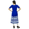 thumbnail image 4 of Bimba Women Long Flaired Anarkali Kurti Designer Kurta Party Wear Clothing, 4 of 7