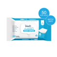 The Natural Flushable Wet Wipes For Adults, 50 count. Hypoallergenic