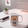 thumbnail image 5 of Set De 2 Tazas Cerdito Gracioso Blanco, 5 of 5