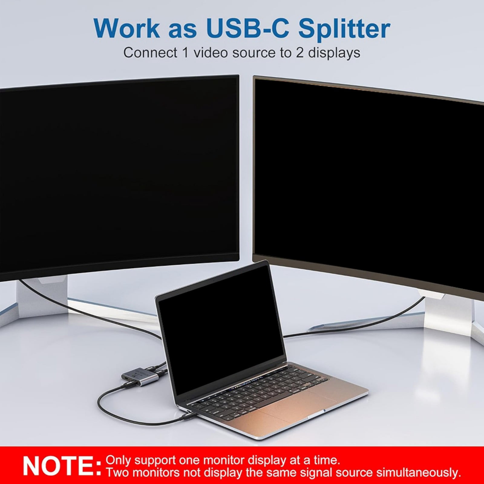 8K USB C Switcher Splitter for 2Computer BiDirectional Type C KVM Switcher Support 100W Charging 10Gbps Data Transfer