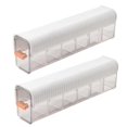 thumbnail image 1 of Wall Mounted Socks Storage Box Partition Pull-Out Removable Underwear Storage Box 3-In-1 Storage Bo, 1 of 5