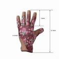 thumbnail image 6 of Leather Gardening Gloves for Women Pink Ladies Gloves for Gardening,Pruning,Lawning and Machanic, 6 of 9