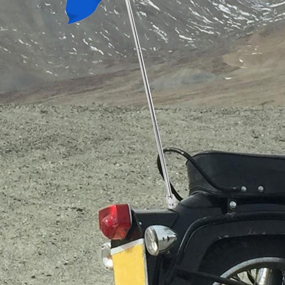 HAMPPLIES 2Ud Accesorios Para Motocicletas Y Bicicletas Con Mástil Portátil Y Ajuste Telescópico